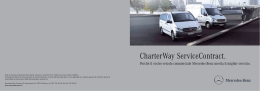 CharterWay ServiceContract. - Mercedes-Benz
