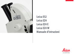 Leica ES2 Leica EZ4 Leica EZ4 E Leica EZ4 W Manuale d`istruzioni