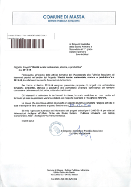 Allegato – realtà locale 2013-2014