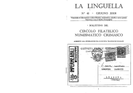 LA HNGU -*iLiLA - Circolo Filatelico Numismatico Cremasco
