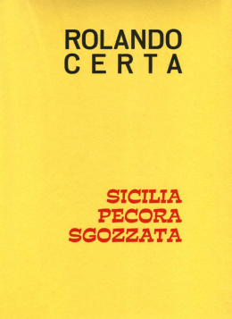 Parte 2.06 ROLANDO CERTA: Sicilia pecora sgozzata
