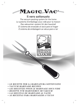 le ricette per la marinatura sottovuoto &bull; vacuum marinade recipes