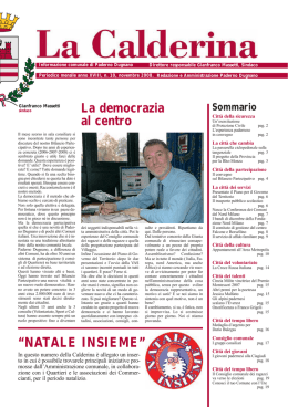 Novembre 2008 - Sito Istituzionale del Comune di Paderno Dugnano