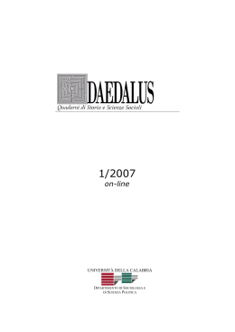 on-line - Universit&aacute; della Calabria
