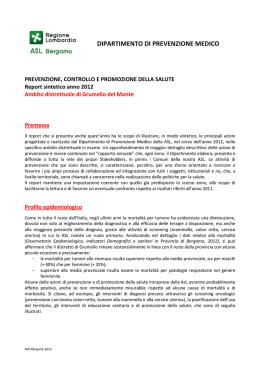 Report Grumello del Monte