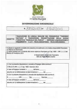 Documento  - Parco Nazionale dell`Alta Murgia
