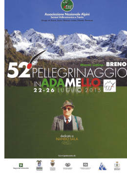opuscolo 52° pellegrinaggio