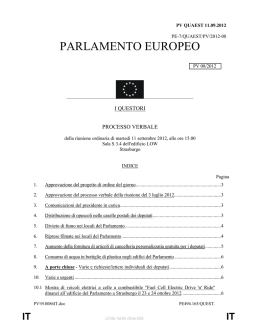 PARLAMENTO EUROPEO