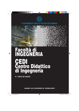 cedi 08-09.indd - Università degli Studi di Parma