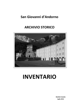 PAT - Santuario San Giovanni d` Andorno