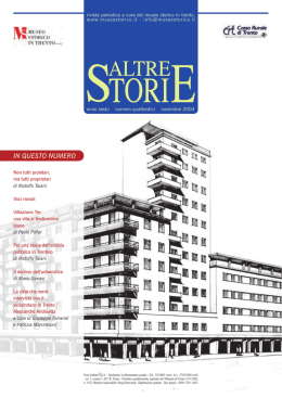 in questo numero - Fondazione Museo Storico del Trentino