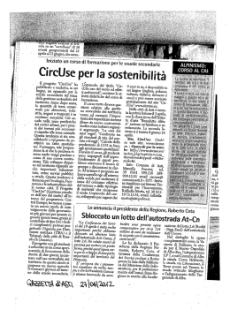 Cichse per la Sostenibilità