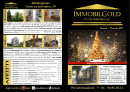 Dicembre 2011 - Immobil Gold SRL