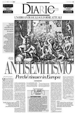 Antisemitismo - La Repubblica.it