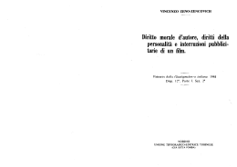 Diritto morale d`autore, diritti della