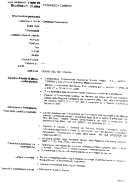 Studiorum dr.ssa - ordine assistenti sociali campania