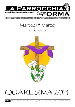 Bollettino n. 107 - laparrocchiainforma.net