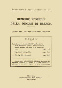 XXV (1958) Monografie di storia bresciana, 52