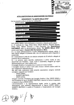 il gusto della vita