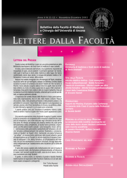 imp. LETTERE n 11_OK - Facolt&agrave; di Medicina e Chirurgia