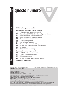 Obiettivo Valsugana n. 5/2003 - Associazione per lo Sviluppo della