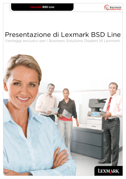 Presentazione di Lexmark BSD Line
