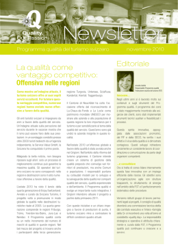 Newsletter - Schweizer Tourismus