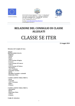5ª E ITER - ISIS Mossa Brunelleschi