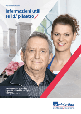 Informazioni utili sul 1&deg; pilastro