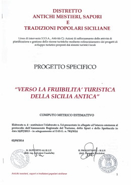 DISTRETTO ANTICHI MESTIERI, SAPORI E TRADIZIONI
