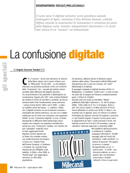 La confusione digitale