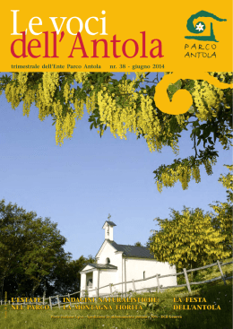 Le Voci dell`Antola - n&deg;38, giugno 2014