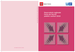 Osservatorio regionale Carta dei Servizi pubblici