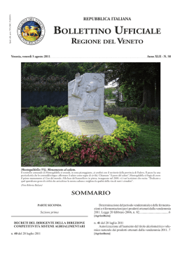 Veneto Candidati ammessi e non ammessi