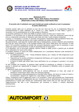 1 ROTARY CLUB DI ROMA EST