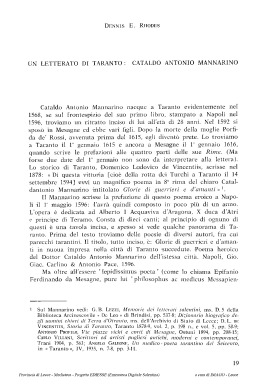 dantonio Mannarino `intitolato Glorie di guerrieri e d