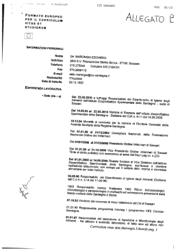 MARONGIU Edoardo - Istituto Zooprofilattico Sperimentale del
