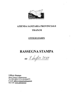 rassegna stampa