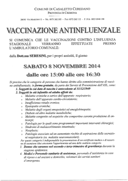 opuscolo informativo