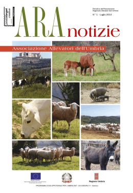 AraNotizie - Allevatori dell`Umbria, Informazione e Zootecnica