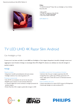 Product Leaflet: TV UHD 4K Razor Slim Android