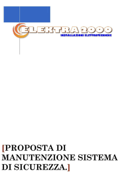 élhgeùì`gbeb - Elektra2000 Installazioni Elettrotecniche