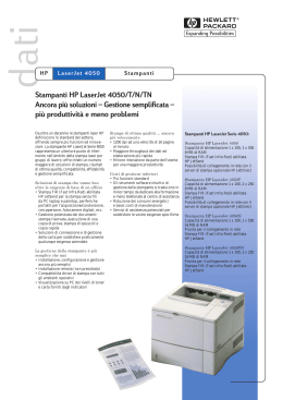 Stampanti HP LaserJet Serie 4050