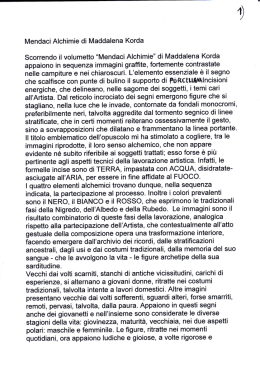 Mendaci Alchimie di Maddalena Korda