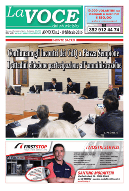 La voce del municipio