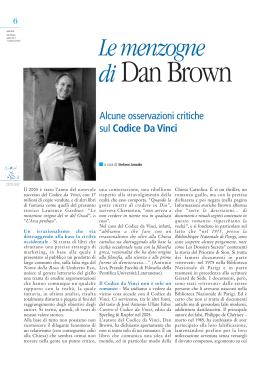 Le menzogne di Dan Brown