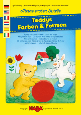Teddys Farben & Formen Teddys Farben & Formen