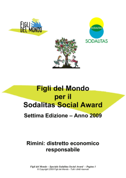 Speciale Sodalitias 2009. pdf - Camera di Commercio di San Marino