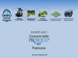 Diapositiva 1 - UNPLI Padova