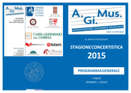 stagione concertistica 2015